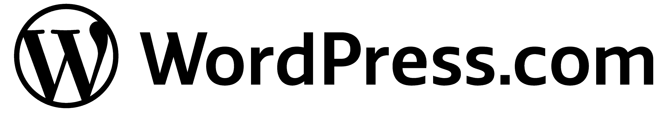 new wordpress black logo
